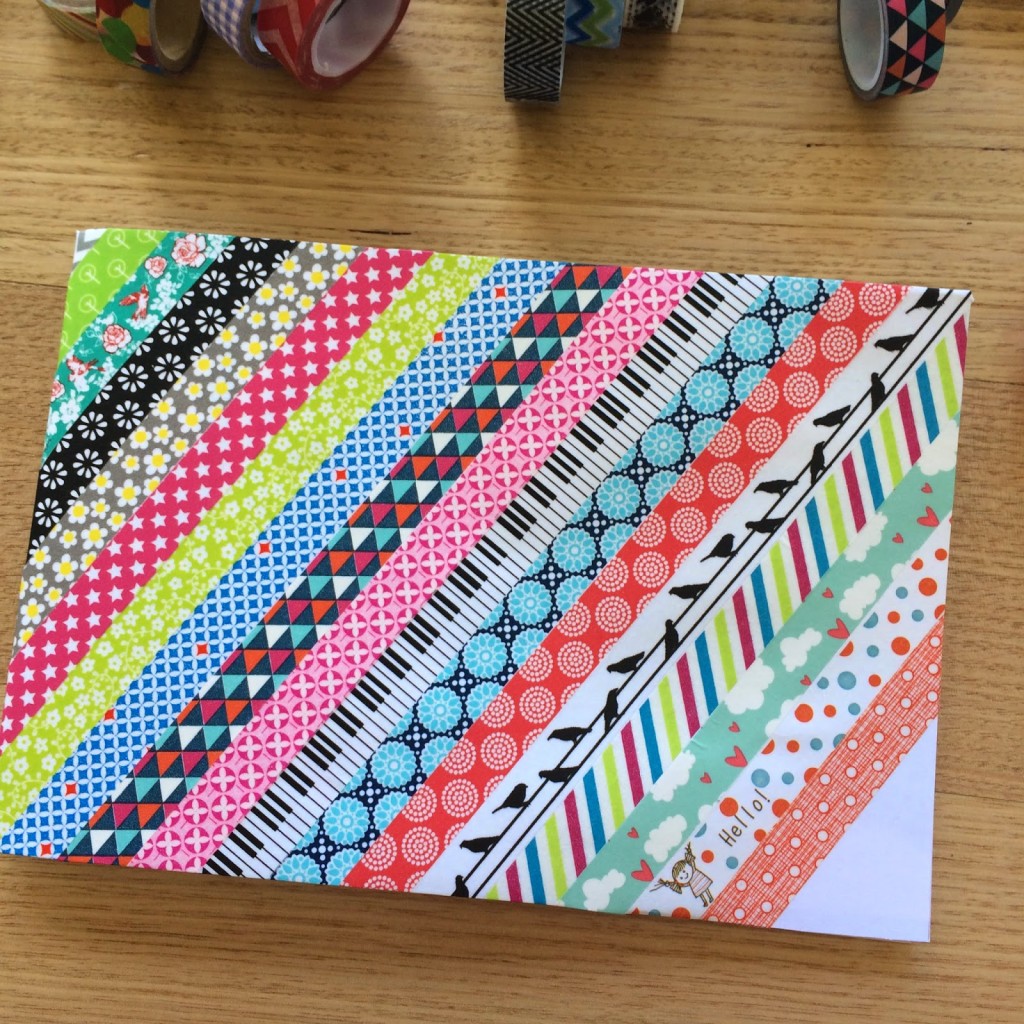 Sizzix Lifestyle - How to Decorate Book with Washi Tape (Back to School) 