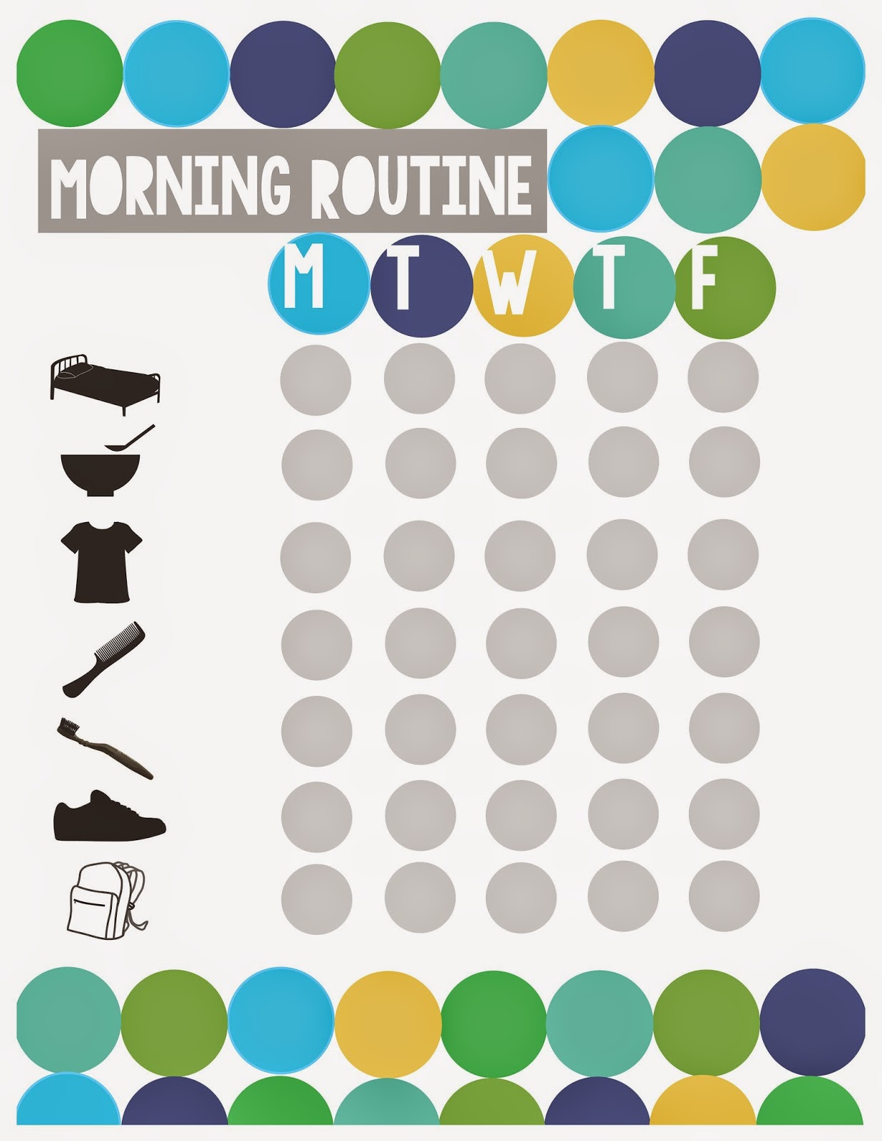Morning-Routine-Chart-6 • Make It Perfect