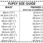 Flipsy size guide