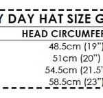 Lazy Day Hat size guide